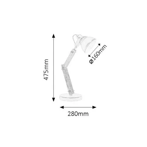 Rábalux , 4199 , Aksel , Bedside lamps , beech , IP20 , E14