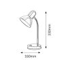 Rábalux , 4255 , Clark , Table lamps , chrome , IP20 , E27