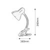 Rábalux , 4258 , Dennis , Table lamps , orange , IP20 , E27