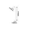 Rábalux , 4329 , Derek , Floor lamps , grey , IP20 , E27