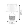 Rábalux , 4370 , Yvette , Bedside lamps , beige , IP20 , E14