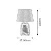 Rábalux , 4373 , Dora , Bedside lamps , white , IP20 , E27
