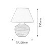 Rábalux , 4392 , Molly , Bedside lamps , blue , IP20 , E14