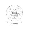 Rábalux , 4558 , Cathy , Children's lamps , multicolour , IP20 , E27
