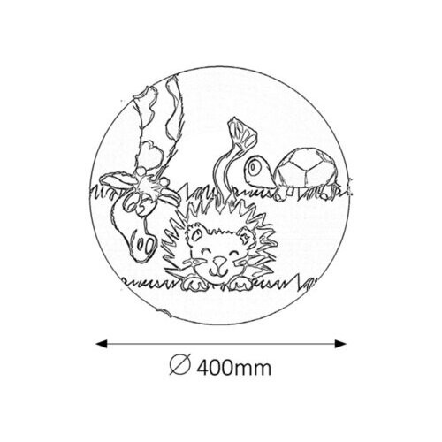 Rábalux , 4559 , Leon , Children's lamps , multicolour , IP20 , E27