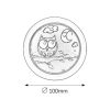 Rábalux , 4563 , Shepherd , Children's lamps , multicolour , IP20