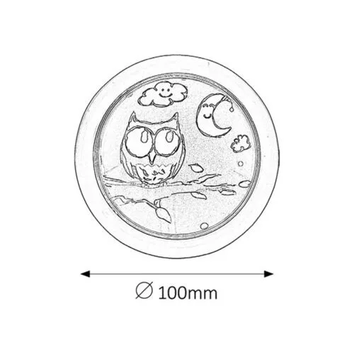 Rábalux , 4563 , Shepherd , Children's lamps , multicolour , IP20