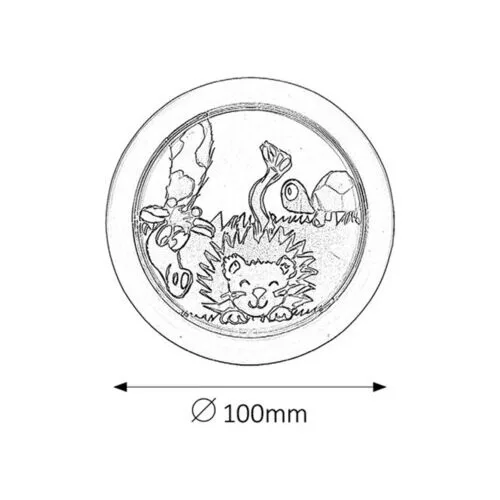 Rábalux , 4565 , Leon , Children's lamps , multicolour , IP20