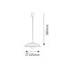 Rábalux , 4615 , Cupola range , Pendants , white , IP20 , E27