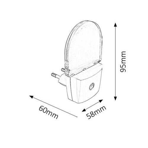 Rábalux , 4658 , Paris Lux , Decorative lights , white , IP20 , 12000