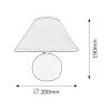 Rábalux , 4906 , Ariel , Bedside lamps , cherry , IP20 , E14