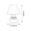 Rábalux , 4948 , Salem , Bedside lamps , white , IP20 , E14
