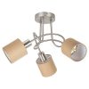 Rábalux , 4980 , Natina , Ceiling lights , satin chrome , IP20 , E14