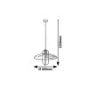 Rábalux , 5000 , Vida , Pendants , black , IP20 , E27