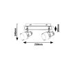 Rábalux , 5022 , Harold , Bathroom lights , black , IP44 , 4000