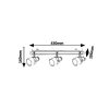 Rábalux , 5023 , Harold , Bathroom lights , black , IP44 , 4000
