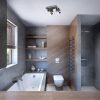 Rábalux , 5024 , Harold , Bathroom lights , black , IP44 , 4000
