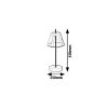 Rábalux , 5030 , Aviana , Table lamps , white , IP20 , 4000