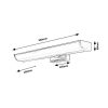 Rábalux , 5063 , Evron , Bathroom lights , chrome , IP44 , 4000