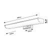 Rábalux , 5064 , Evron , Bathroom lights , chrome , IP44 , 4000
