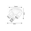 Rábalux , 5071 , Zircon , Ceiling lights , matte black , IP20 , GU10