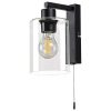 Rábalux , 5077 , Miroslaw , Wall lights , matte black , IP20 , E27