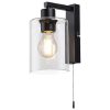 Rábalux , 5077 , Miroslaw , Wall lights , matte black , IP20 , E27
