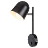 Rábalux , 5242 , Egon , Wall lights , matte black , IP20 , E14