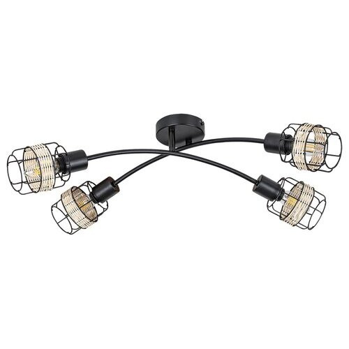 Rábalux , 5282 , Indiana , Spotlights , black , IP20 , E14