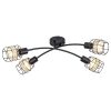 Rábalux , 5282 , Indiana , Spotlights , black , IP20 , E14