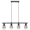 Rábalux , 5284 , Indiana , Pendants , black , IP20 , E14