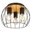Rábalux , 5293 , Kamala , Ceiling lights , black , IP20 , E27