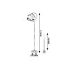 Rábalux , 5310 , Dragan , Floor lamps , matte black , IP20 , E27