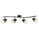 Rábalux , 5344 , Lacey , Spotlights , black , IP20 , E14