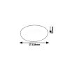 Rábalux , 5370 , Oleg , Recessed and surface mounted lighting , white , IP65/IP20 , 4000