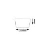 Rábalux , 5372 , Oleg , Recessed and surface mounted lighting , white , IP65/IP20 , 4000