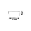 Rábalux , 5373 , Oleg , Recessed and surface mounted lighting , white , IP65/IP20 , 4000