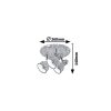 Rábalux , 5388 , Thelma , Spotlights , antique silver , IP20 , E14