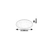 Rábalux , 5435 , Rob , Ceiling lights , white , IP20 , 4000