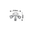 Rábalux , 5439 , Francis , Spotlights , satin chrome , IP20 , E14