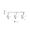 Rábalux , 5499 , Steve , Bathroom lights , white , IP44 , GU10 , 4000