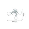 Rábalux , 5533 , Jenna , Ceiling lights , antique bronze , IP20 , E14