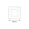 Rábalux , 5586 , Lois , Recessed and surface mounted lighting , chrome , IP44 , 4000