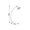Rábalux , 5594 , Otto , Floor lamps , matte white , IP20 , E27
