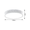 Rábalux , 5681 , Artemis , Ceiling lights , grey , IP20 , 3000
