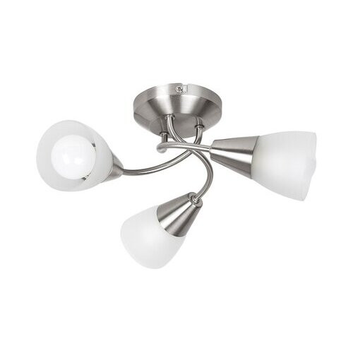 Rábalux , 5690 , Connor , Ceiling lights , satin chrome , IP20 , E14
