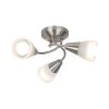 Rábalux , 5690 , Connor , Ceiling lights , satin chrome , IP20 , E14