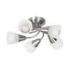 Rábalux , 5691 , Connor , Ceiling lights , satin chrome , IP20 , E14