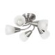 Rábalux , 5691 , Connor , Ceiling lights , satin chrome , IP20 , E14