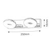 Rábalux , 5717 , Beata , Bathroom lights , chrome , IP44 , 4000
